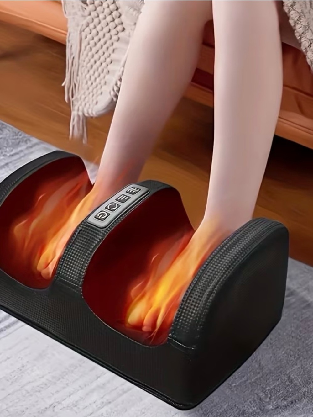 Multifunctional Black Foot massager